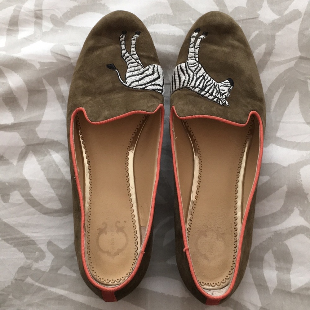 C. Wonder Zebra smoking slippers